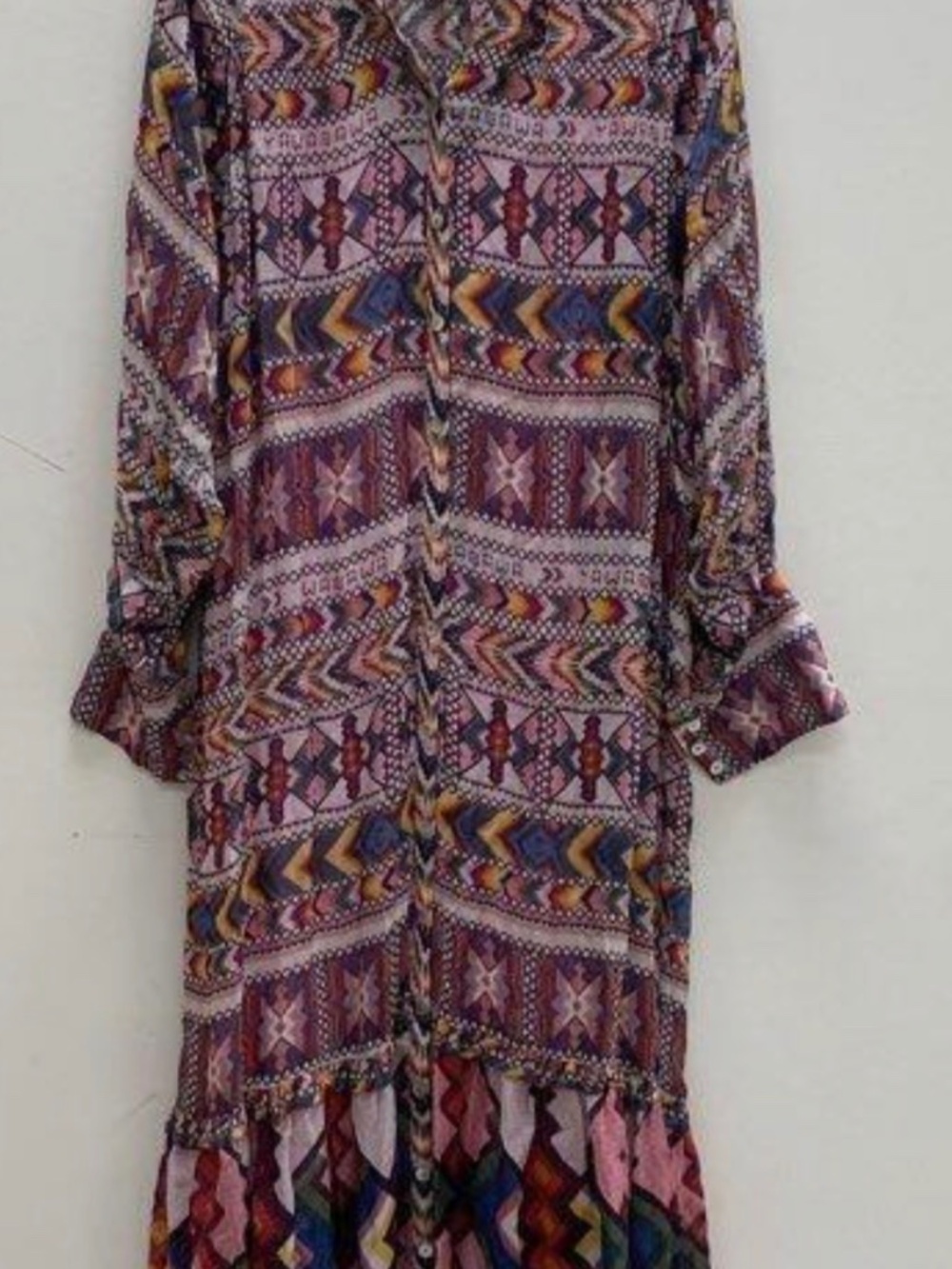 FARM Rio Women's Amulet Blouson-Sleeve Maxi Dress